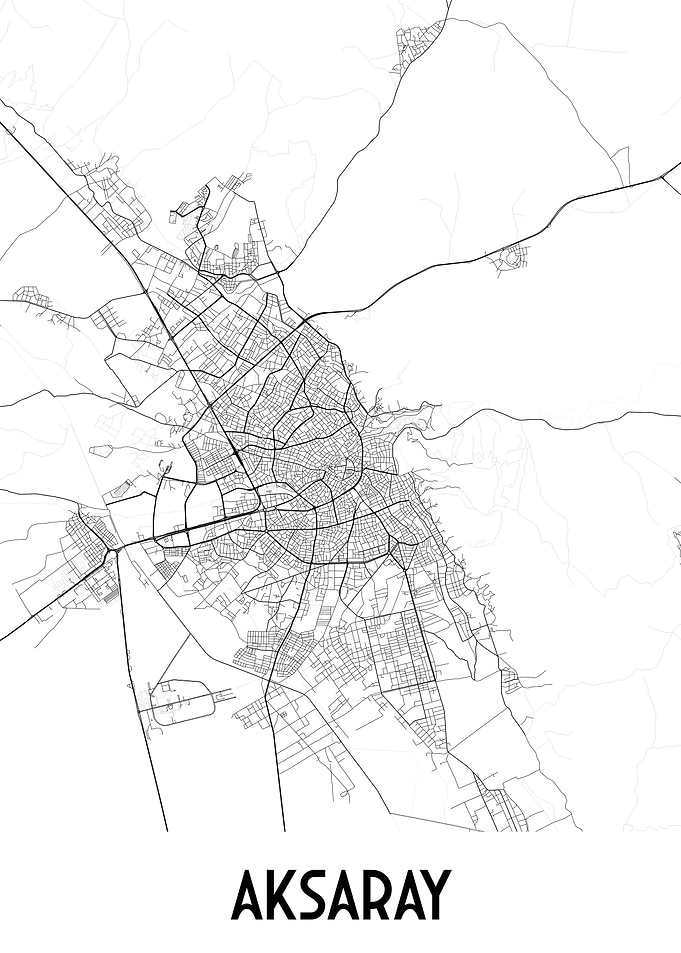 Aksaray City Map