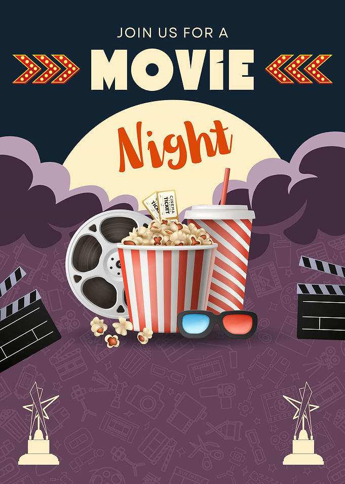 Movie Night Invitation