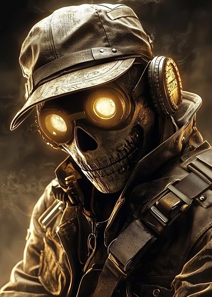 Skeleton Soldier with Goggles