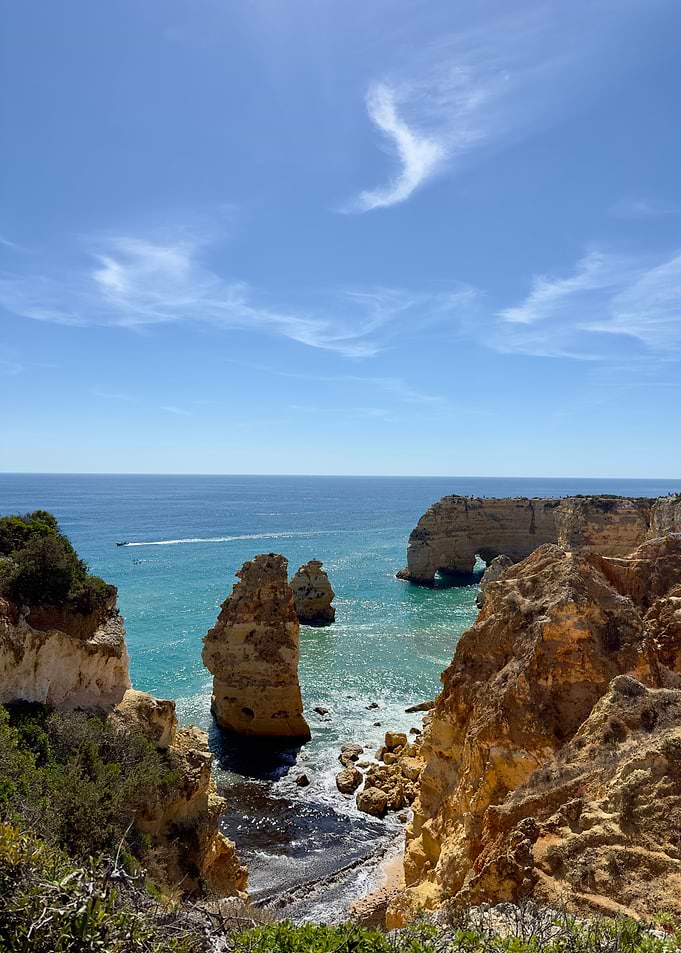 Coastal Cliffs and Turquoise Waters of Portugal