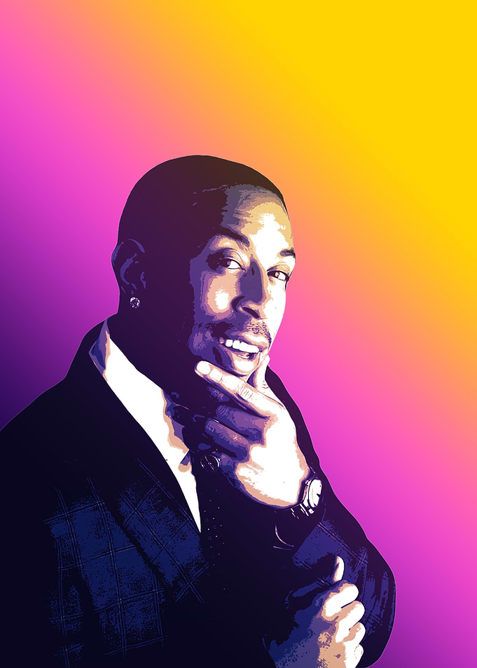 Ludacris Pop Art Style