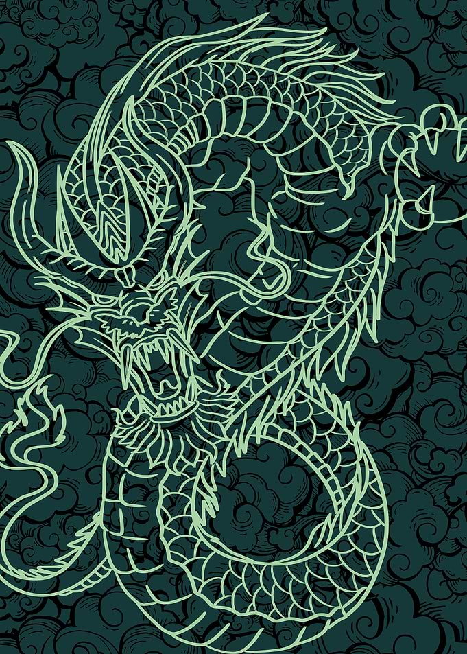 Neon Imperial Serpent