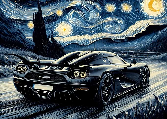 Koenigsegg Regera Starry Night Car