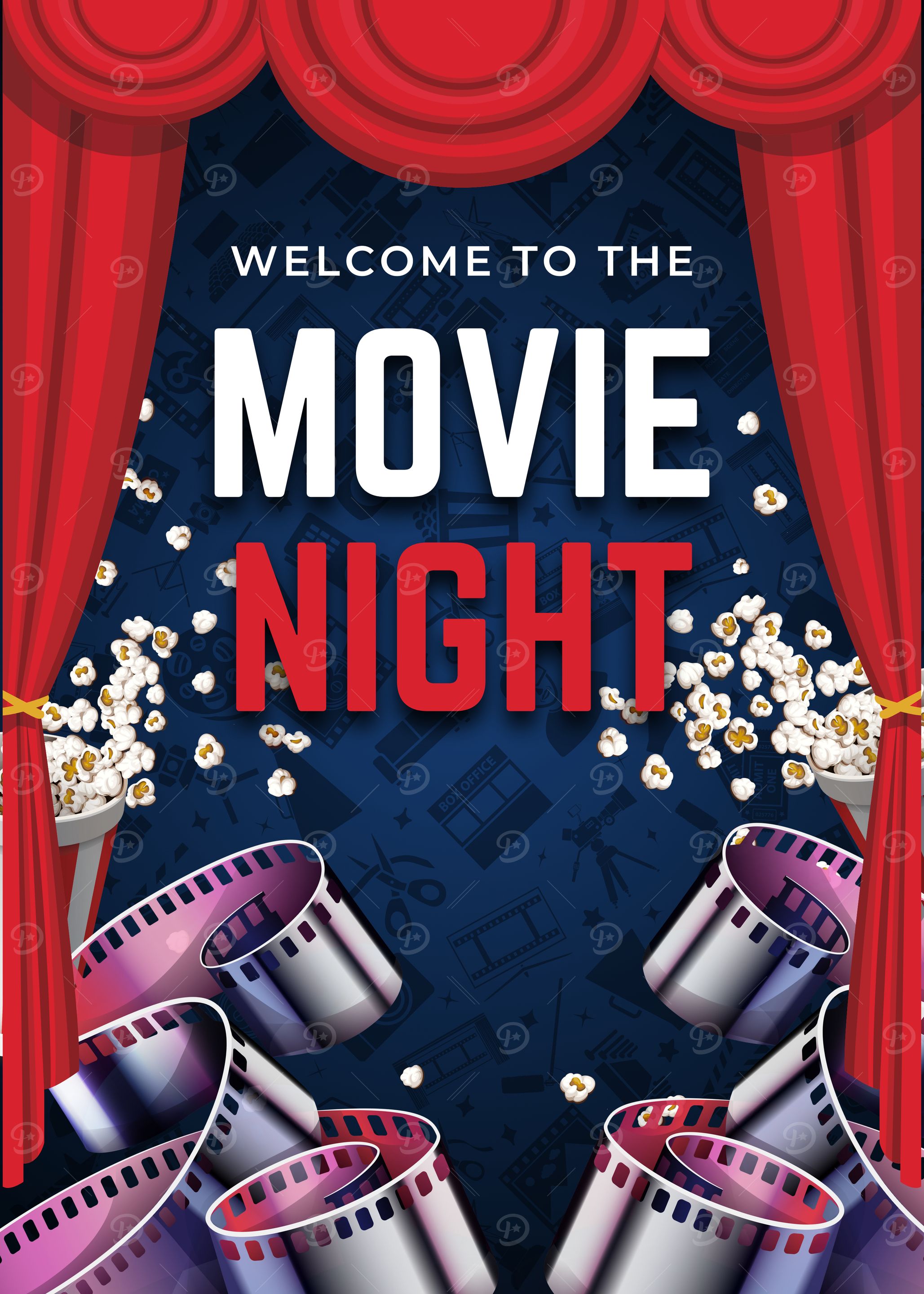 Movie Night Poster