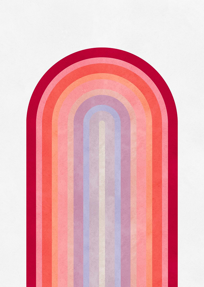 Abstract Rainbow Arch