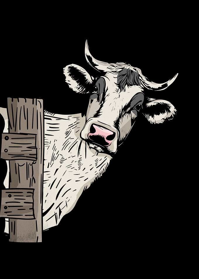 Cow Lover Farm Animals Farmer Kids Cute Cows