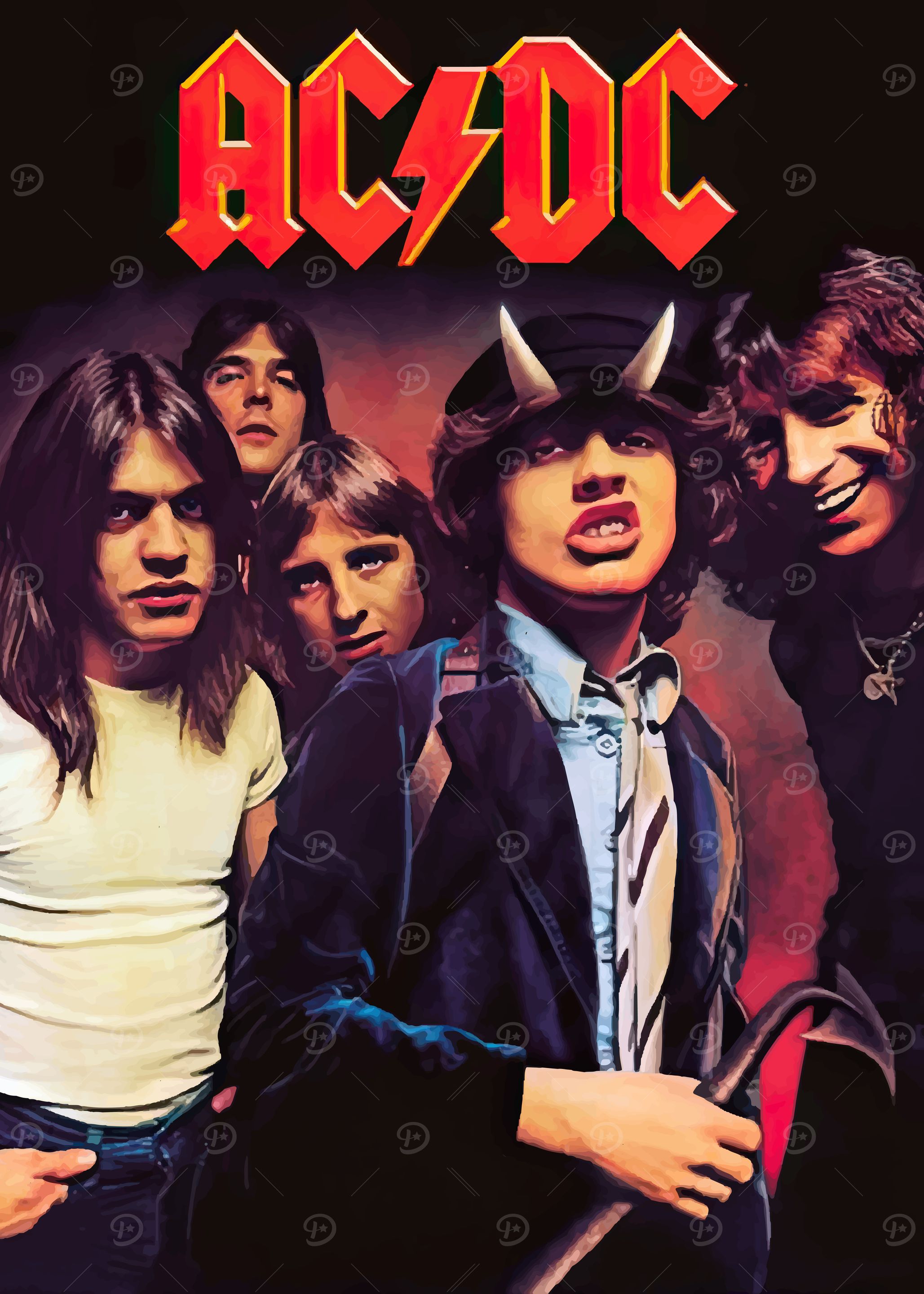 ACDC Band Poster