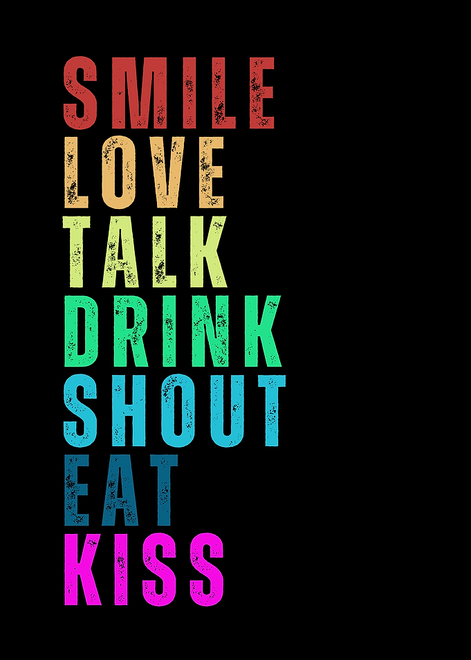 Rainbow Text Art
