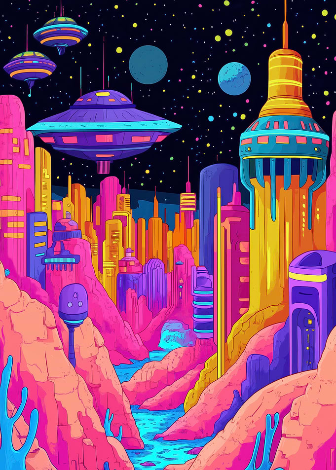 Neon Cityscape
