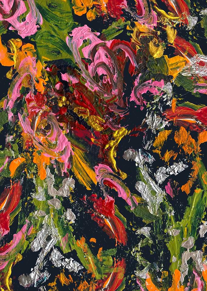 Abstract Acrylic Painting