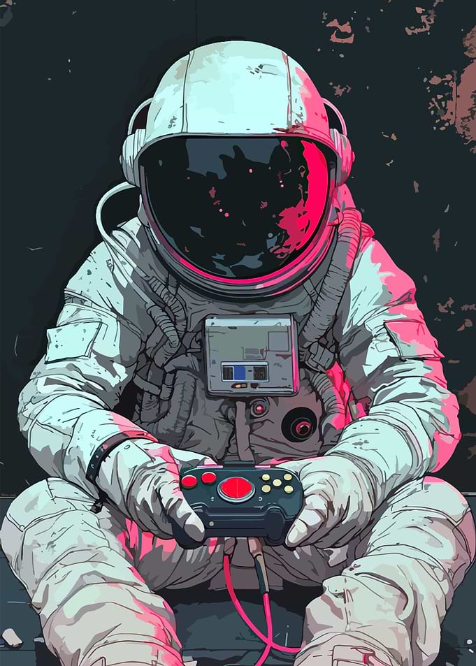 Astronaut Gamer
