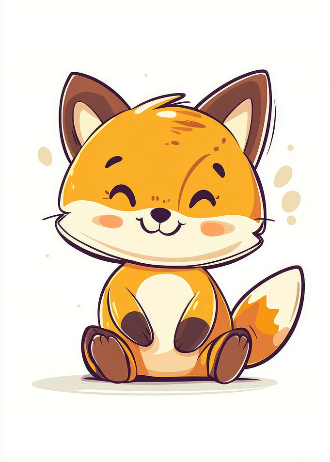 Cute Cartoon Fox