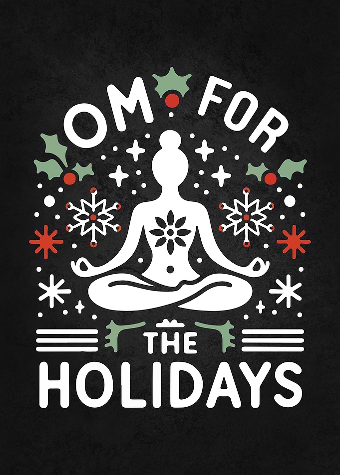 Yoga Christmas Om for the
