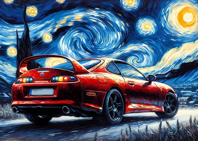 Supra Under Starry Night
