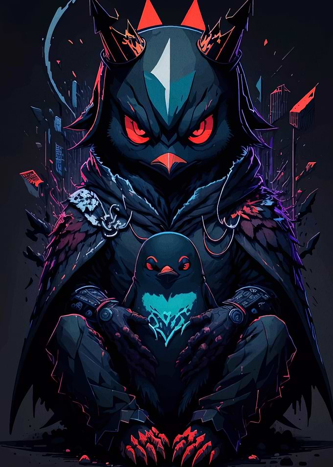Dark Avian Guardian