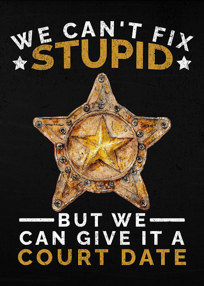 We Can't Fix Stupid