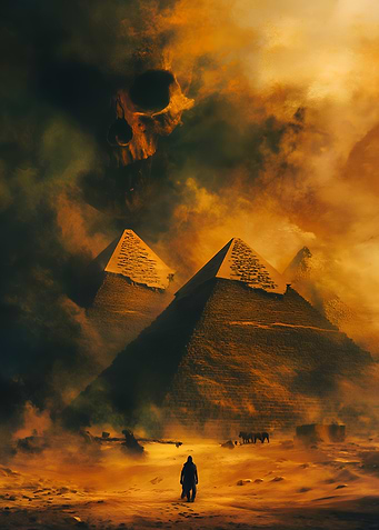 Pyramids in Giza