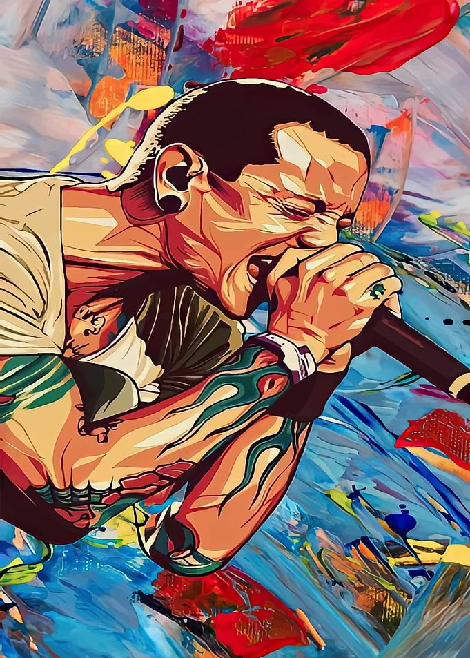 Chester Bennington Art Print