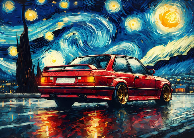 BMW E30 Starry Night