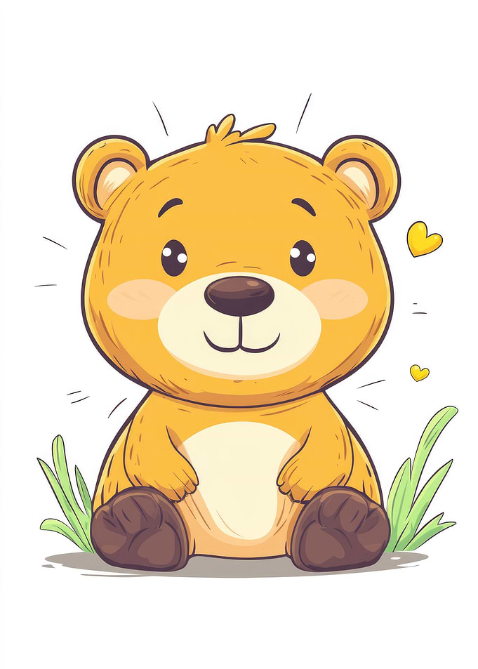 Cute Cartoon Bear