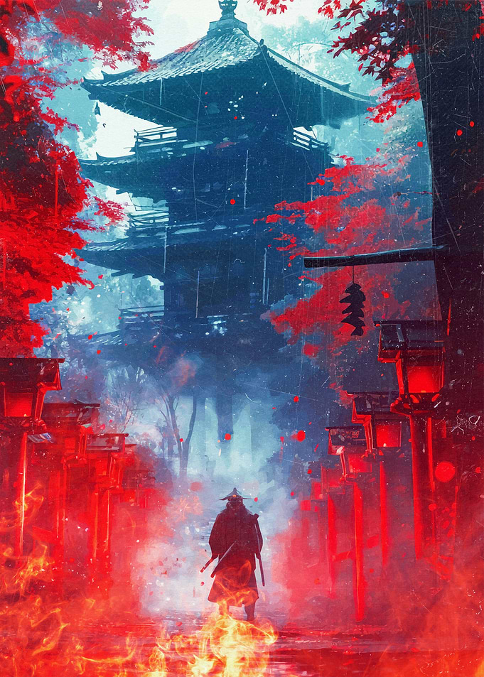 Samurai in Fire and Rain