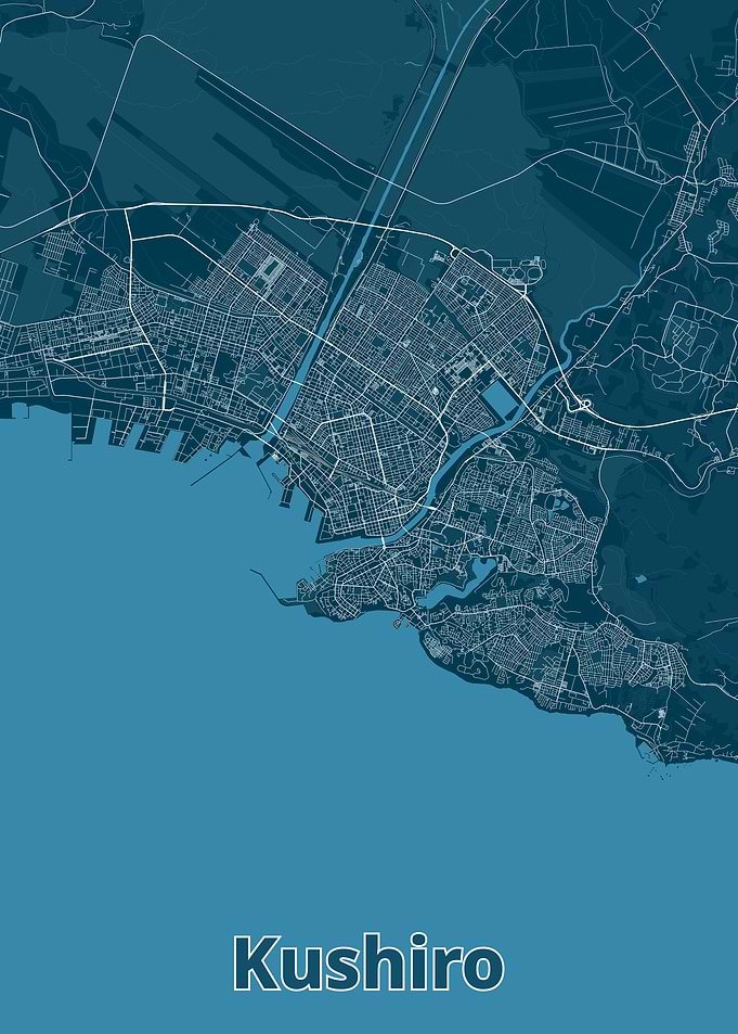Kushiro City Map