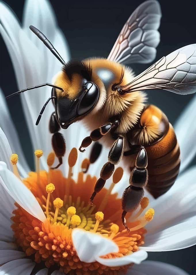 Bee on a Flower