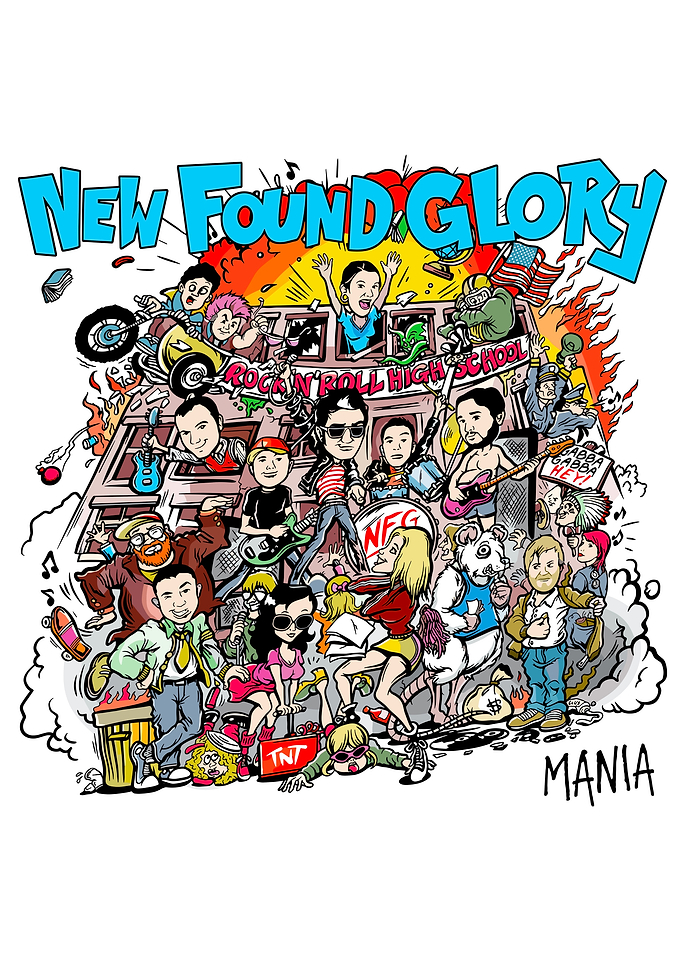 New Found Glory Mania Cartoon