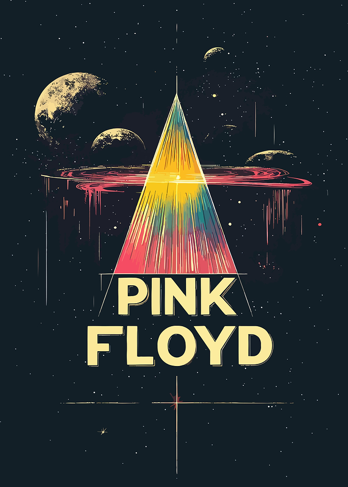 Pink Floyd Space Art band