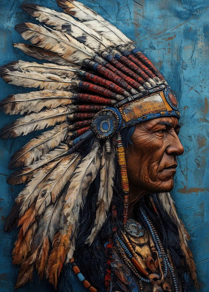 Native American Chief Bust