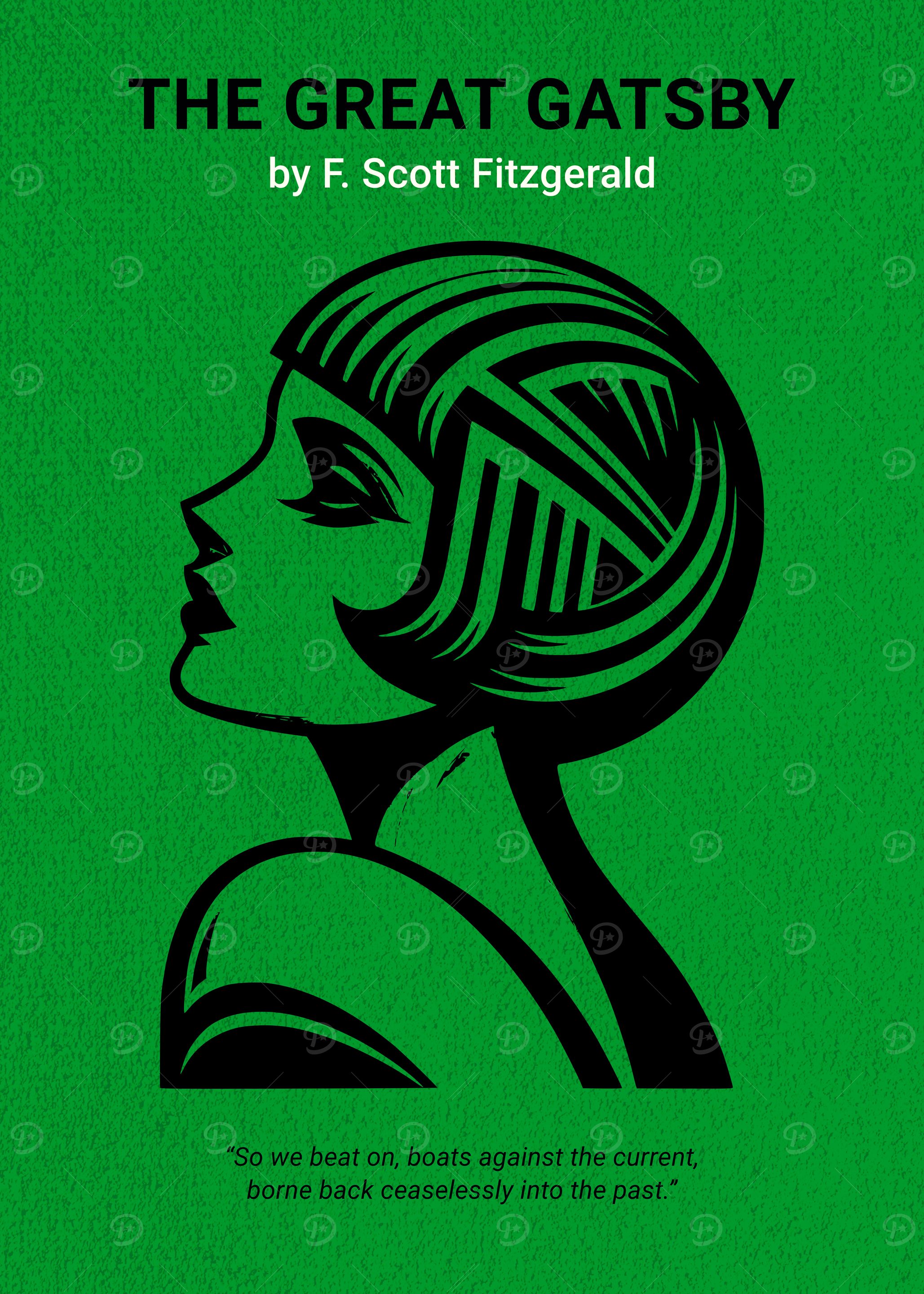The Great Gatsby Minimalist Book Cover