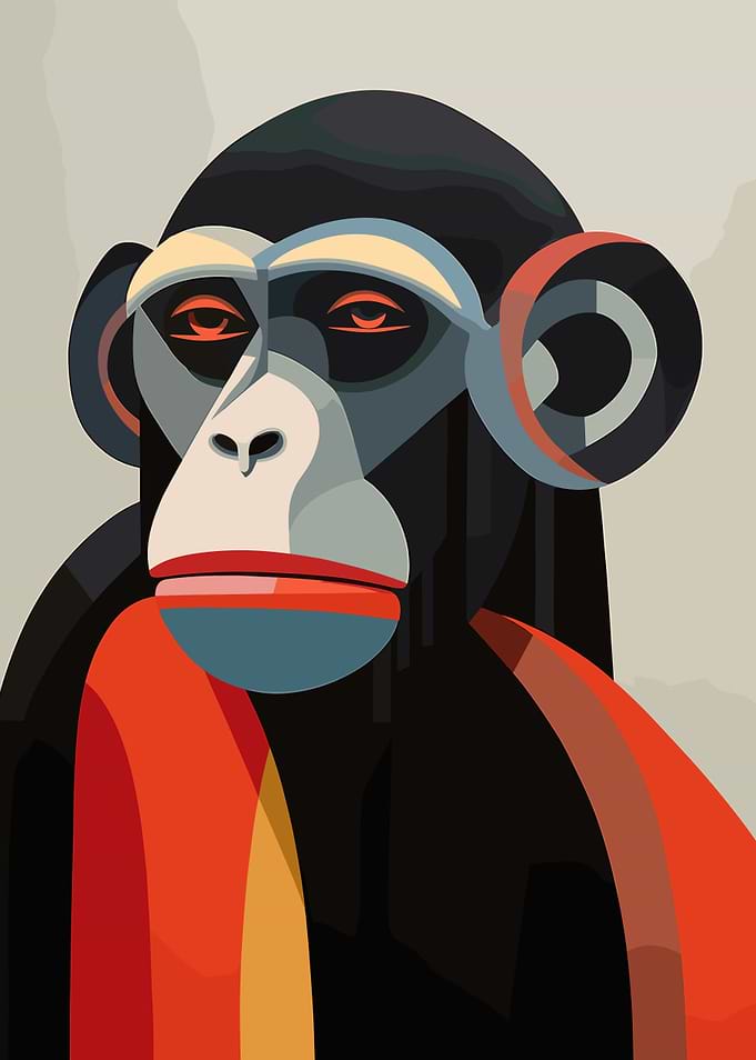 Chimpanzee Portrait