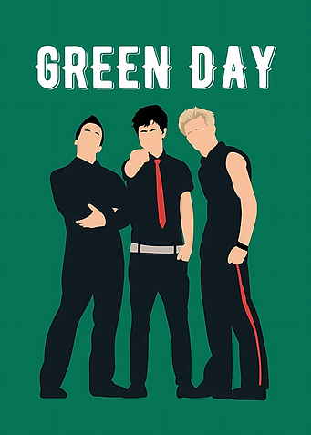 Green Day Band Silhouette
