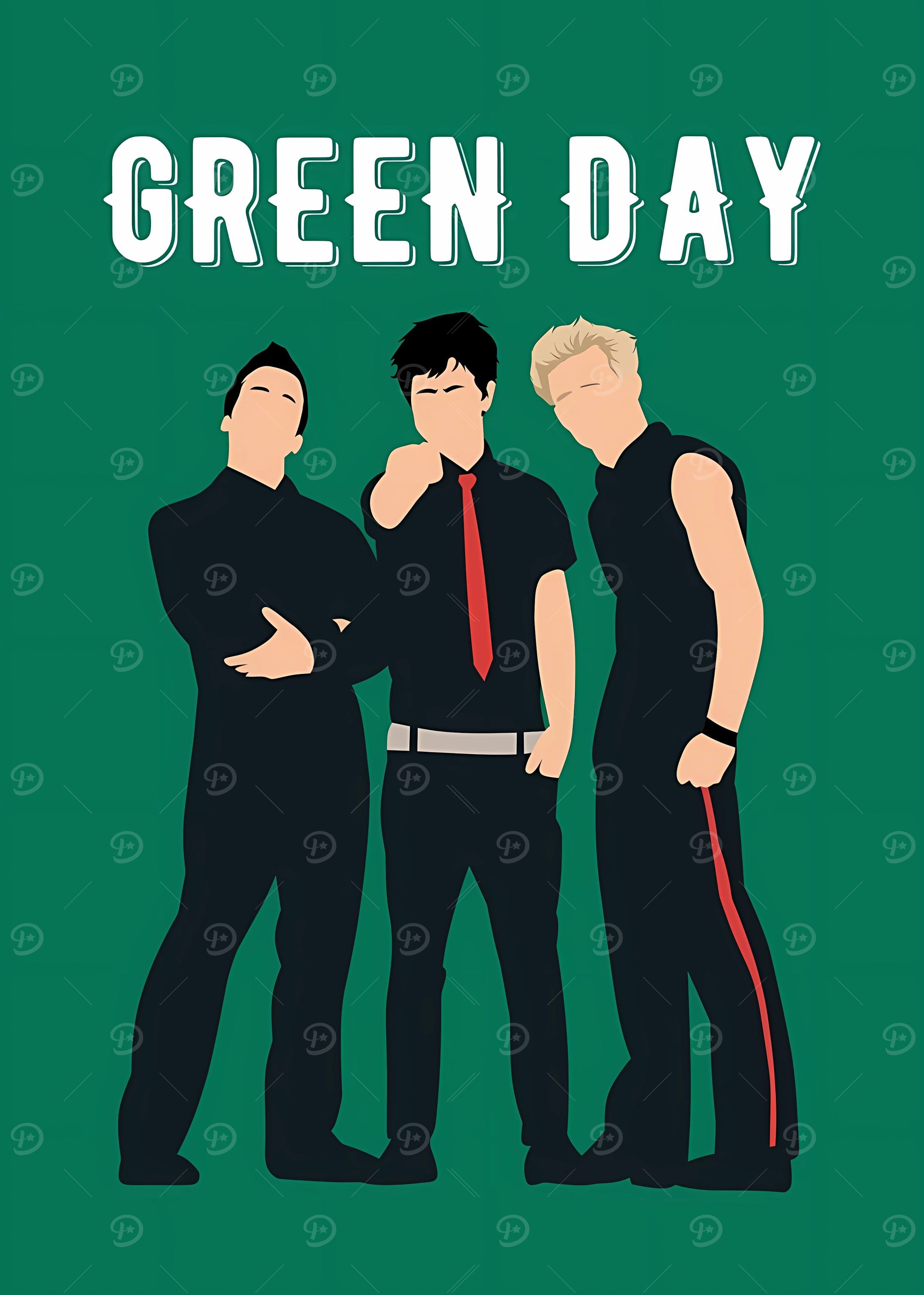 Green Day Band Silhouette