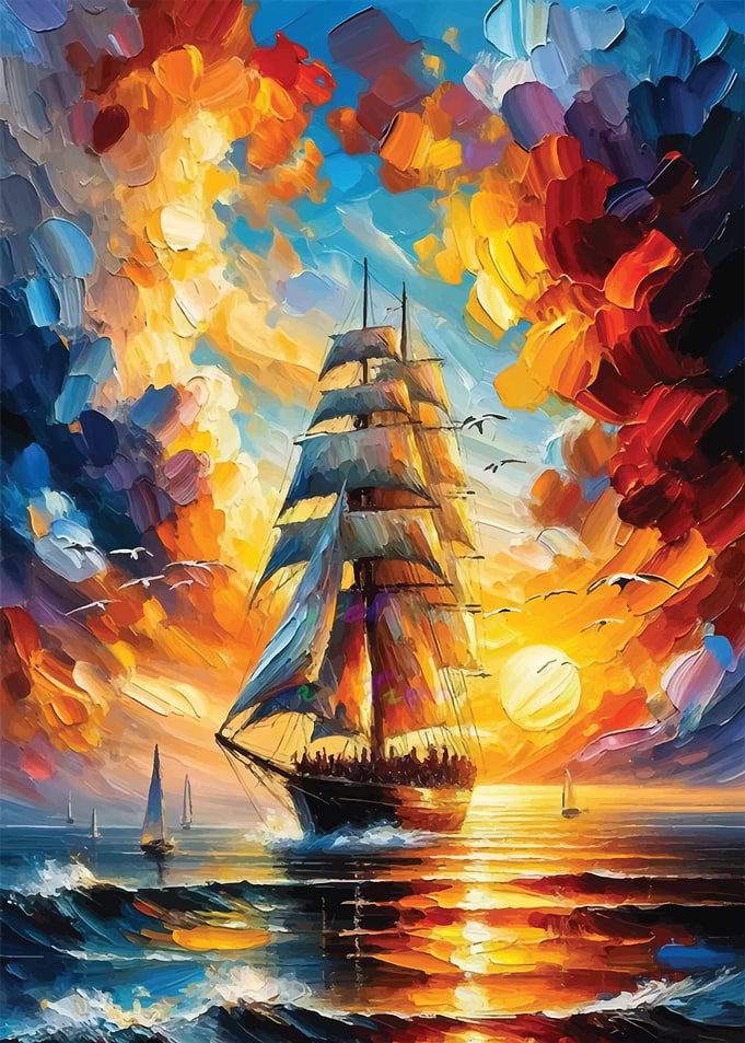 Sailing into Sunset