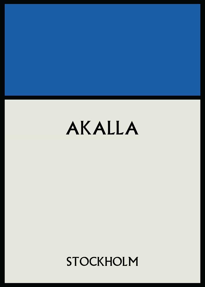 Akalla Stockholm Poster