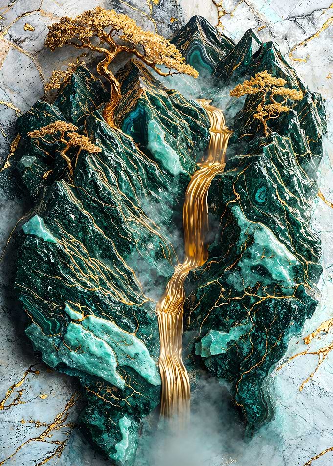 The Mountain's Golden Heart