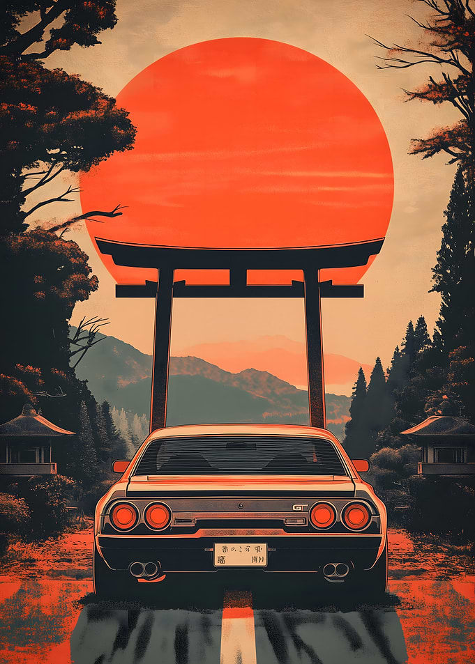 GTR sunset Tori
