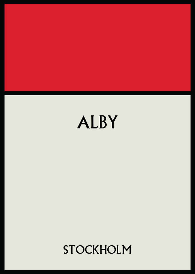 Alby Stockholm Sign