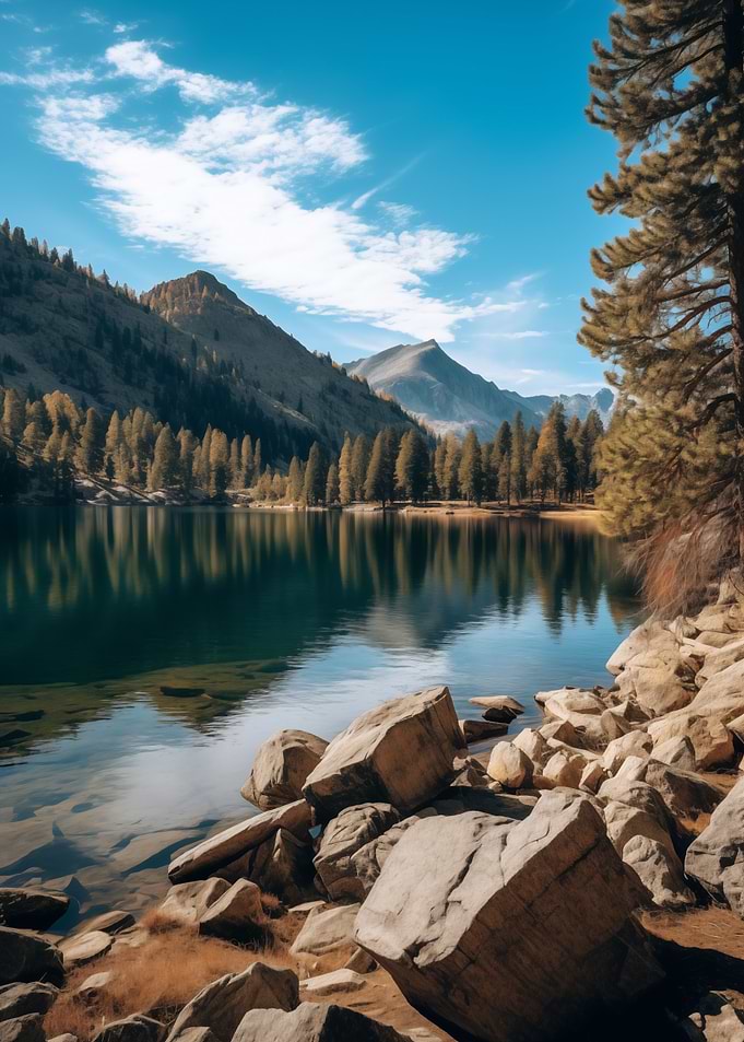 Mountain Lake Serenity