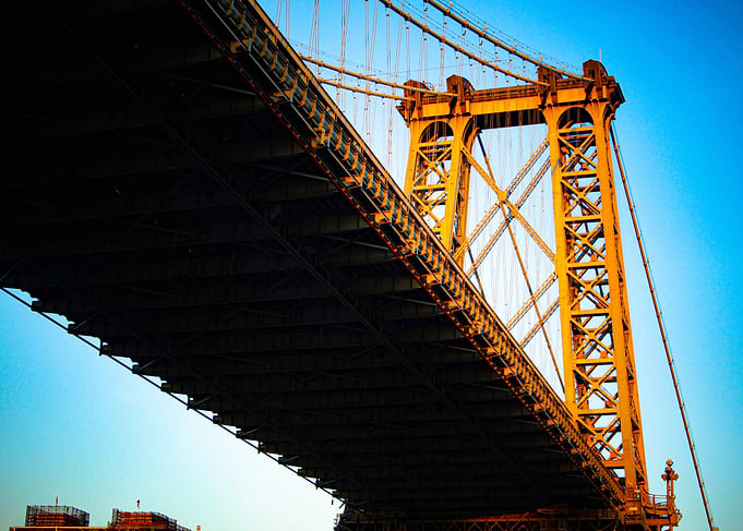Brooklyn Bridge Underside View