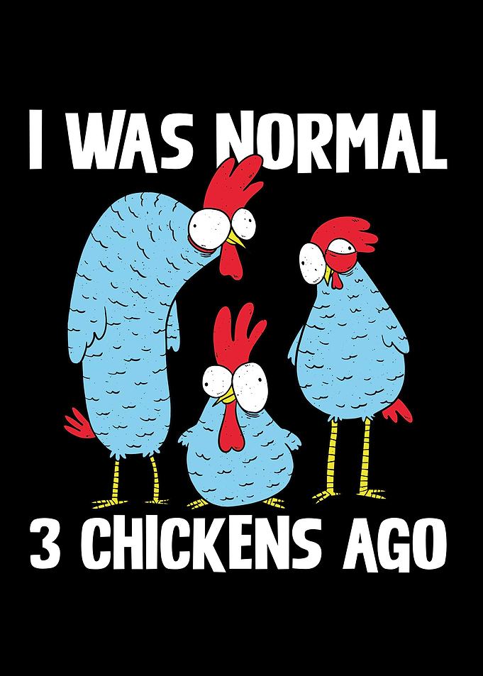 Chicken Humor Graphic