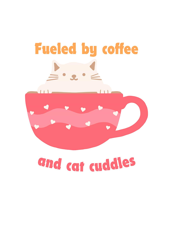 Cat Coffee Cuddle