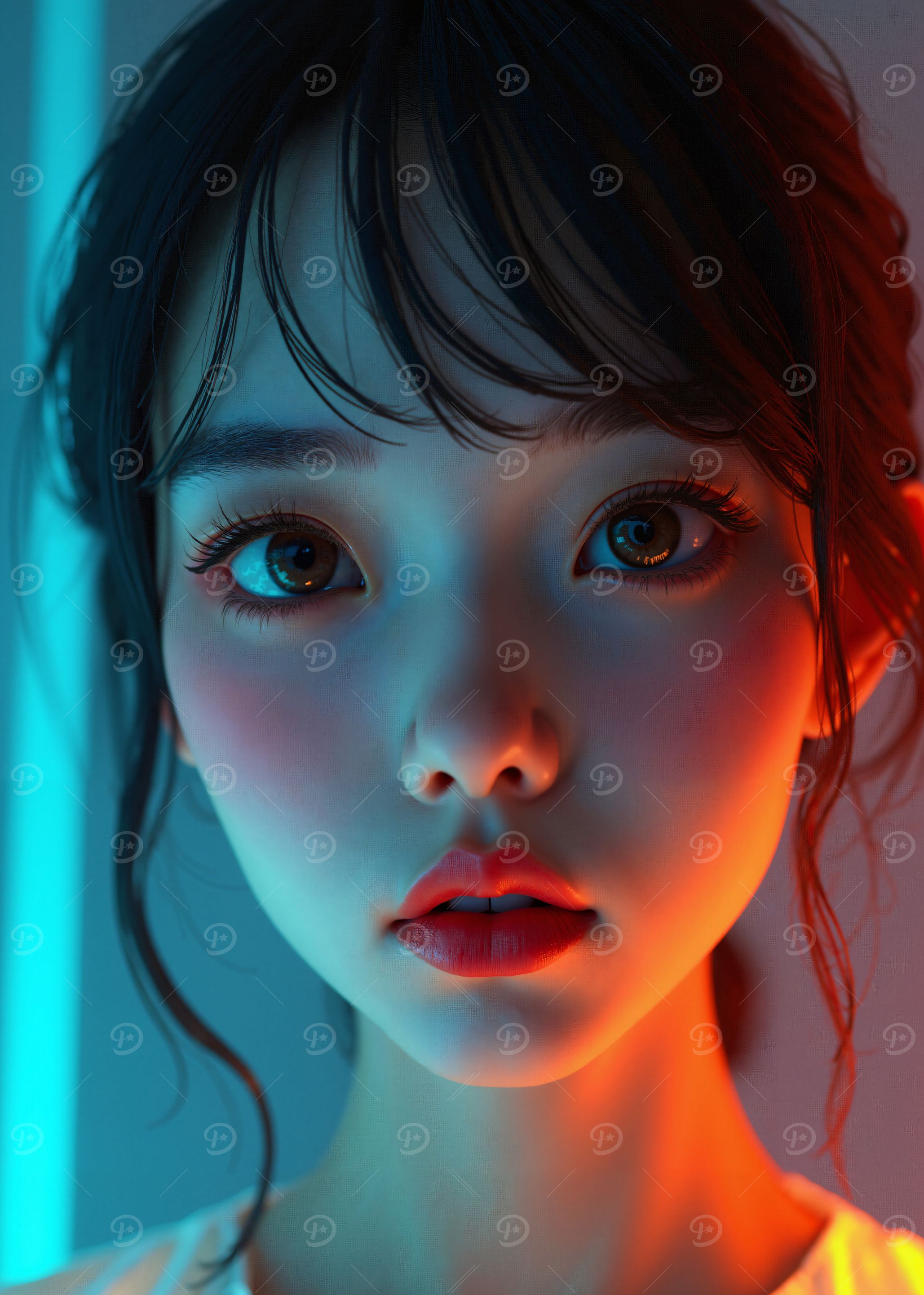 Anime Girl Portrait