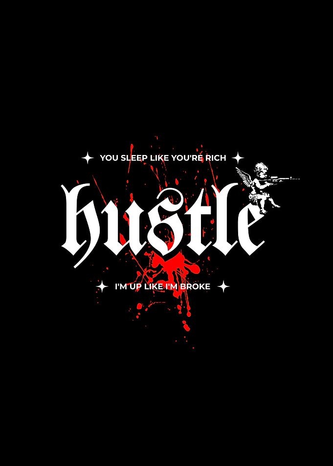 Hustle Angel with AK47