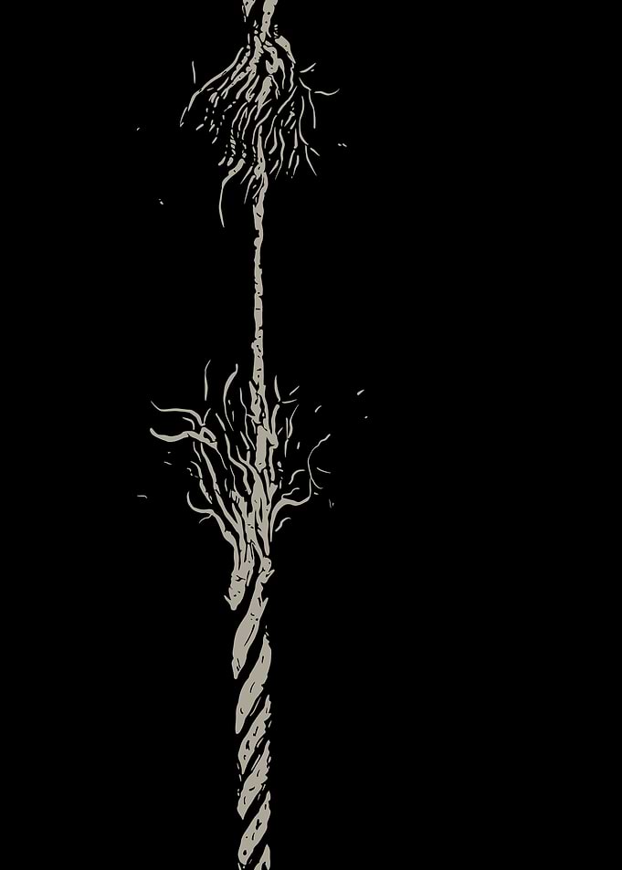 Broken Rope Illustration