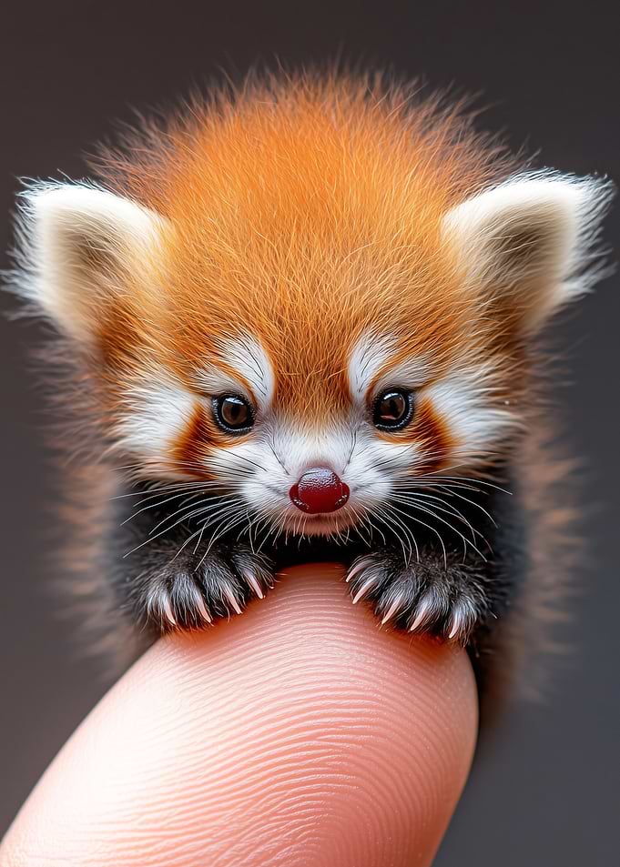 Cute Red Panda Cub