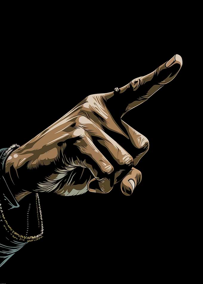 Pointing Finger Illustration