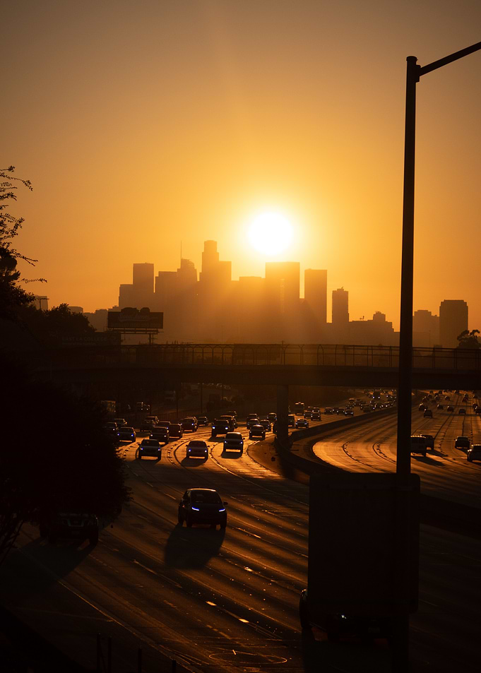 Los Angeles Sunset with Freeway