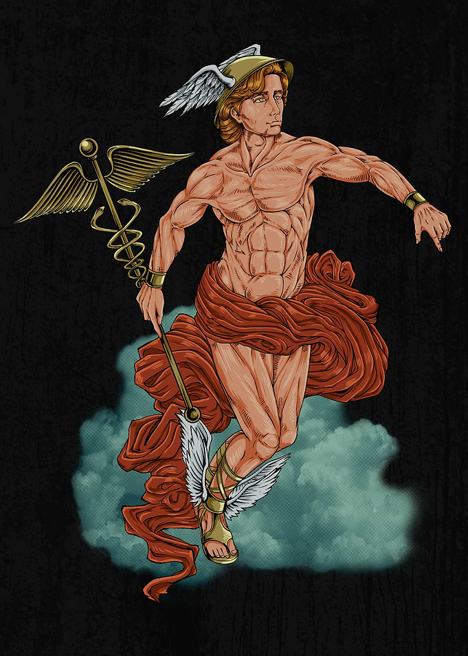 Hermes - the messenger - greek god